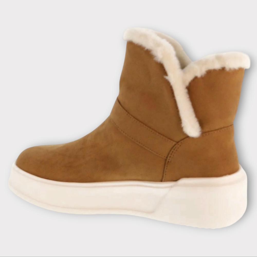J/SLIDES Urban Sport Jasper Fur Lined Platform Booties, Womens 7 - Picture 7 of 7